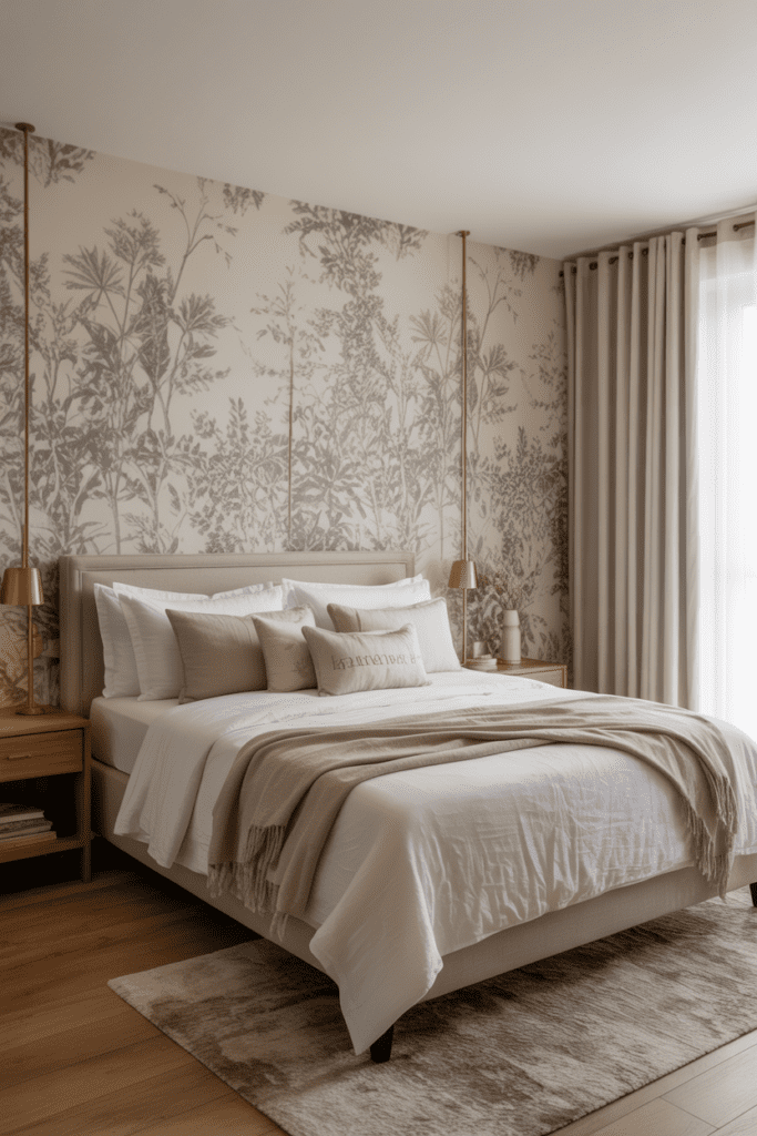 17 Guest Bedroom Ideas That Make Visitors Feel Right at Home 0001 1 elegant guest bedroom with a botanical w 0uugnxkzxpmesc5s9symmg 61whtvb7ruksj4kcpds3za cover