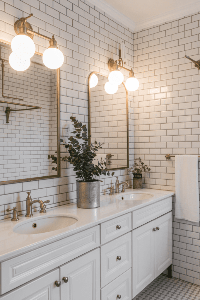 15 Bathroom Lighting Ideas That Make Every Bathroom Feel Better 0004 1 classic bathroom featuring globe light f 5ovszefbw9kfzfd3nheyqg o7rvqqhrqacpjydcggvxa cover