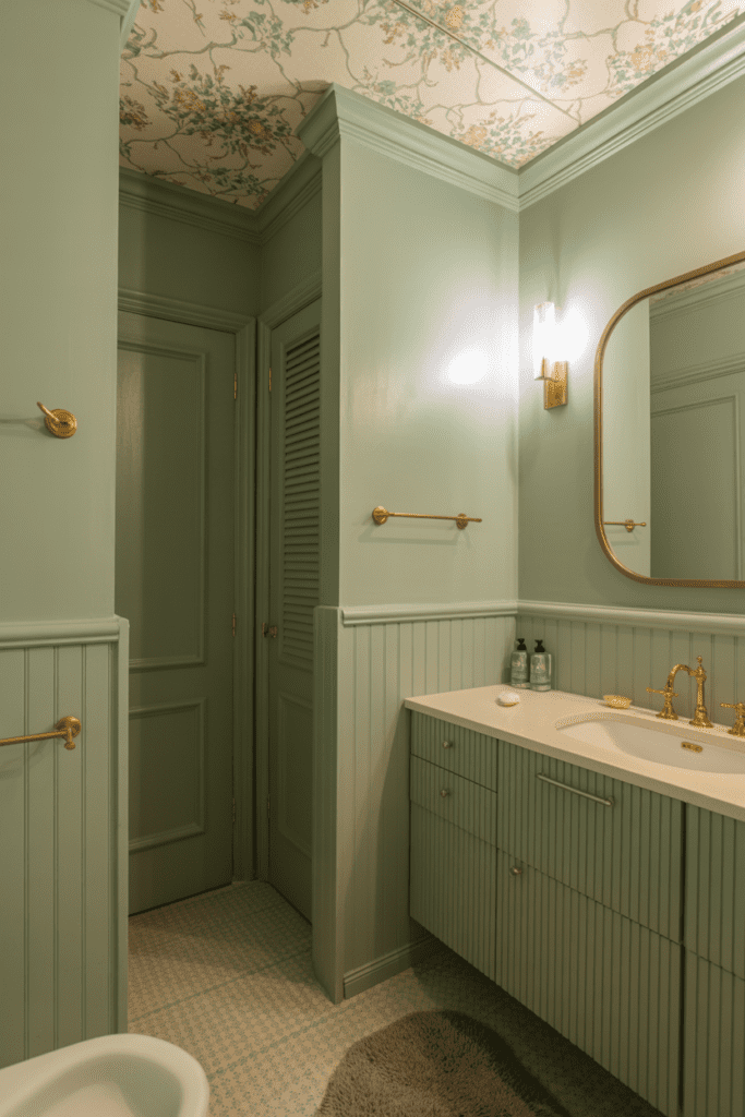 15 Small Primary Bathroom Ideas with Big Style 0007 1 small stylish bathroom with painted ceil khjdtogcuci 8i apuqfgw 0vsxjzxoqyaf5maakgyivw cover