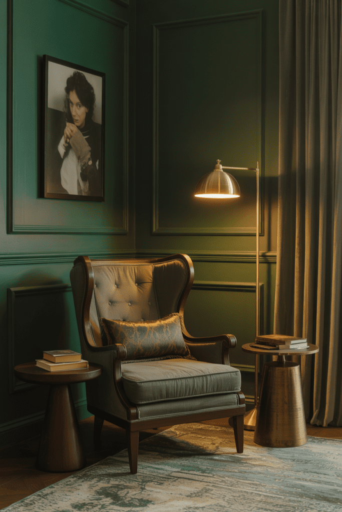15 Reading Nook Living Room Corner Ideas That Make You Want to Curl Up With a Book 0009 1 a dramatic reading nook featuring deep g lnkvxmgaxxkzyqufbd0shw d kuyjlet4s9oxytgo7kow cover