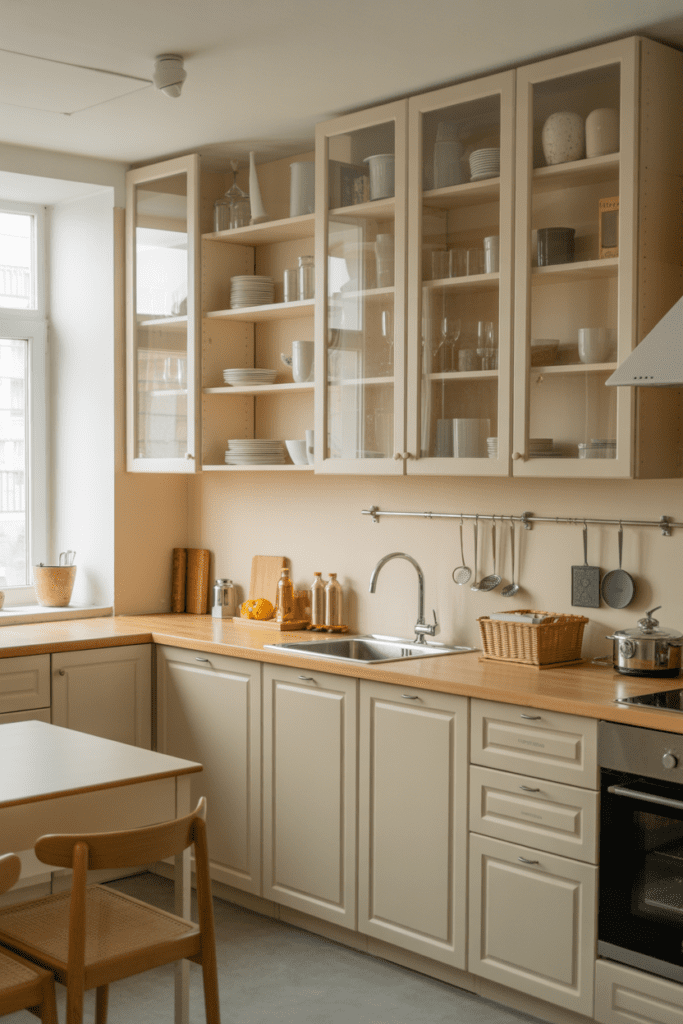 0011 1 elegant small apartment kitchen with gla h4apm5qjvj qtkkwqzfxw bq 9eqyqrxsf5skcvlyryw cover