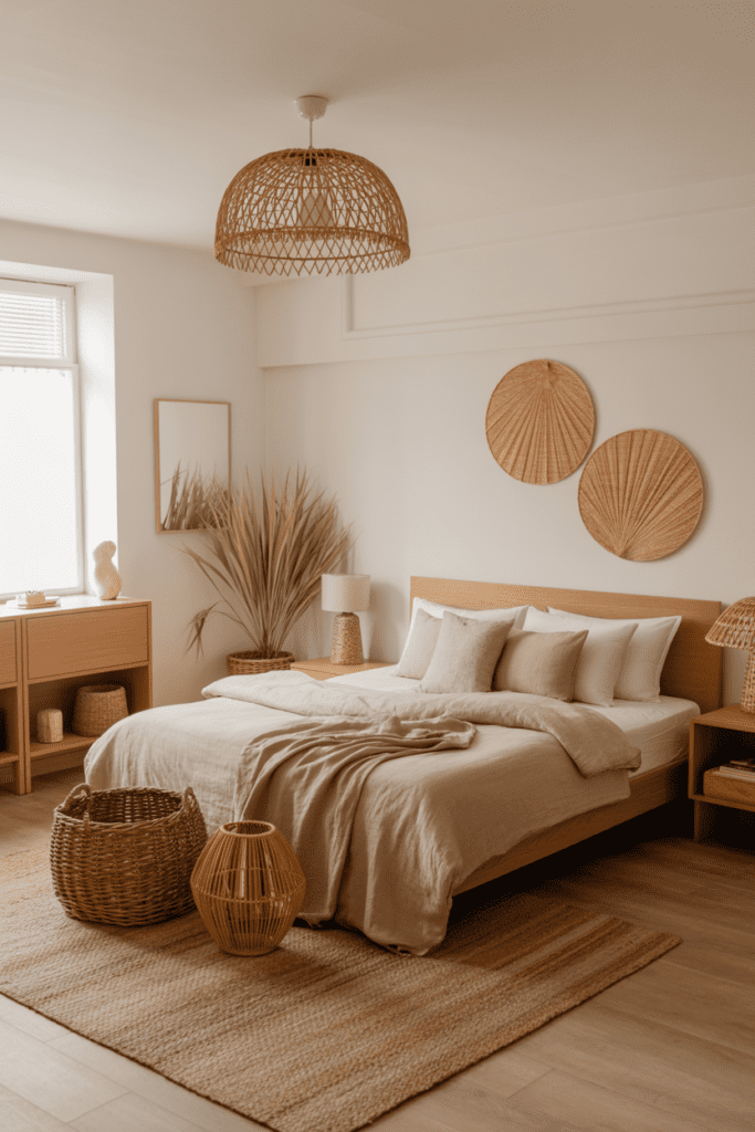 0011 1 warm japandi bedroom featuring a woven j c3m7xvsfuswdlev1tbmcjw kh8x0mcit5kdwfla5oxp4q cover
