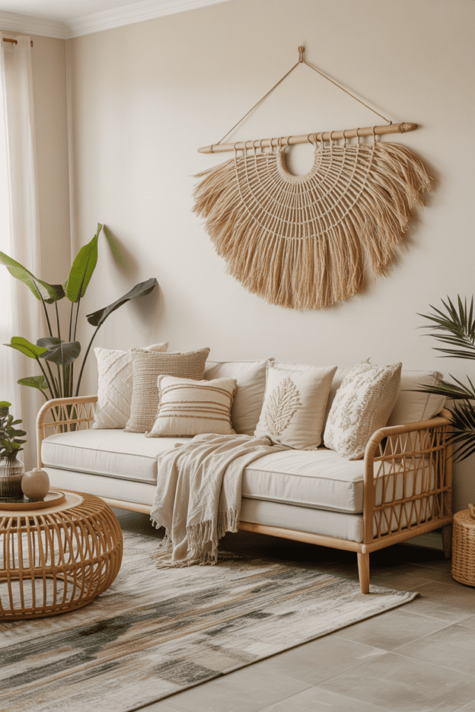 boho living room10