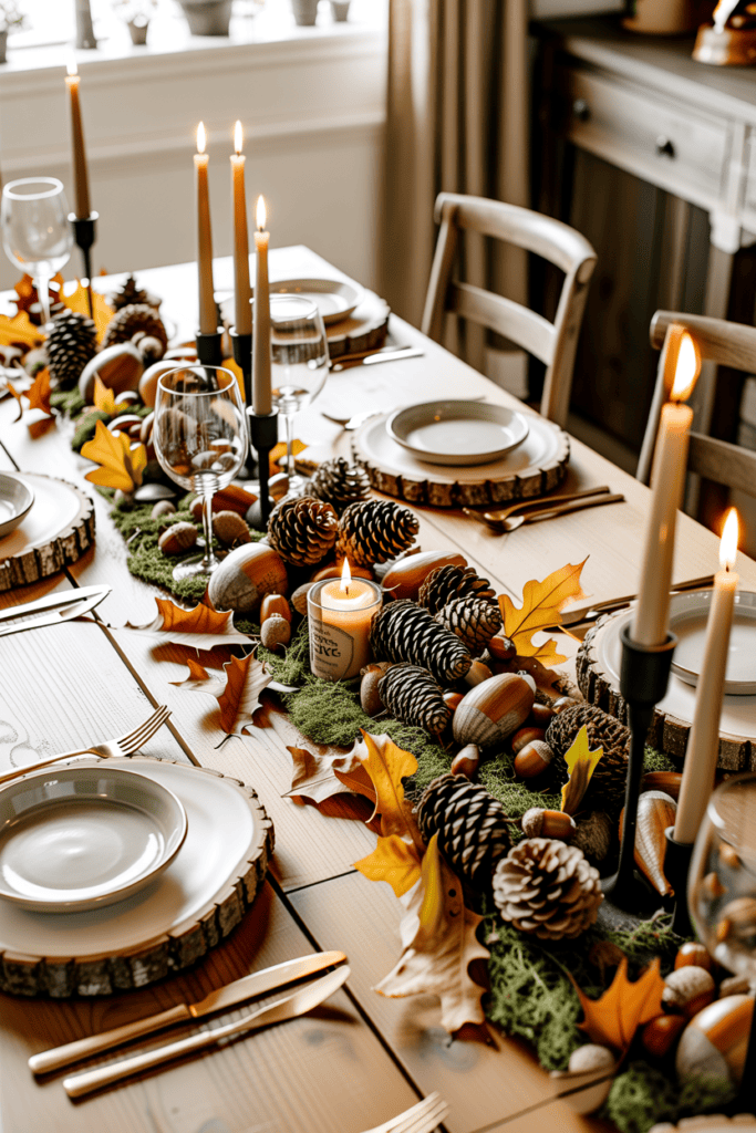 14 Thanksgiving Table Settings: From Traditional to Modern 0010 1 rustic woodland thanksgiving table with veaexua7unmiv8hstjlxkg qwoxemt9trupqizljdwcyw cover