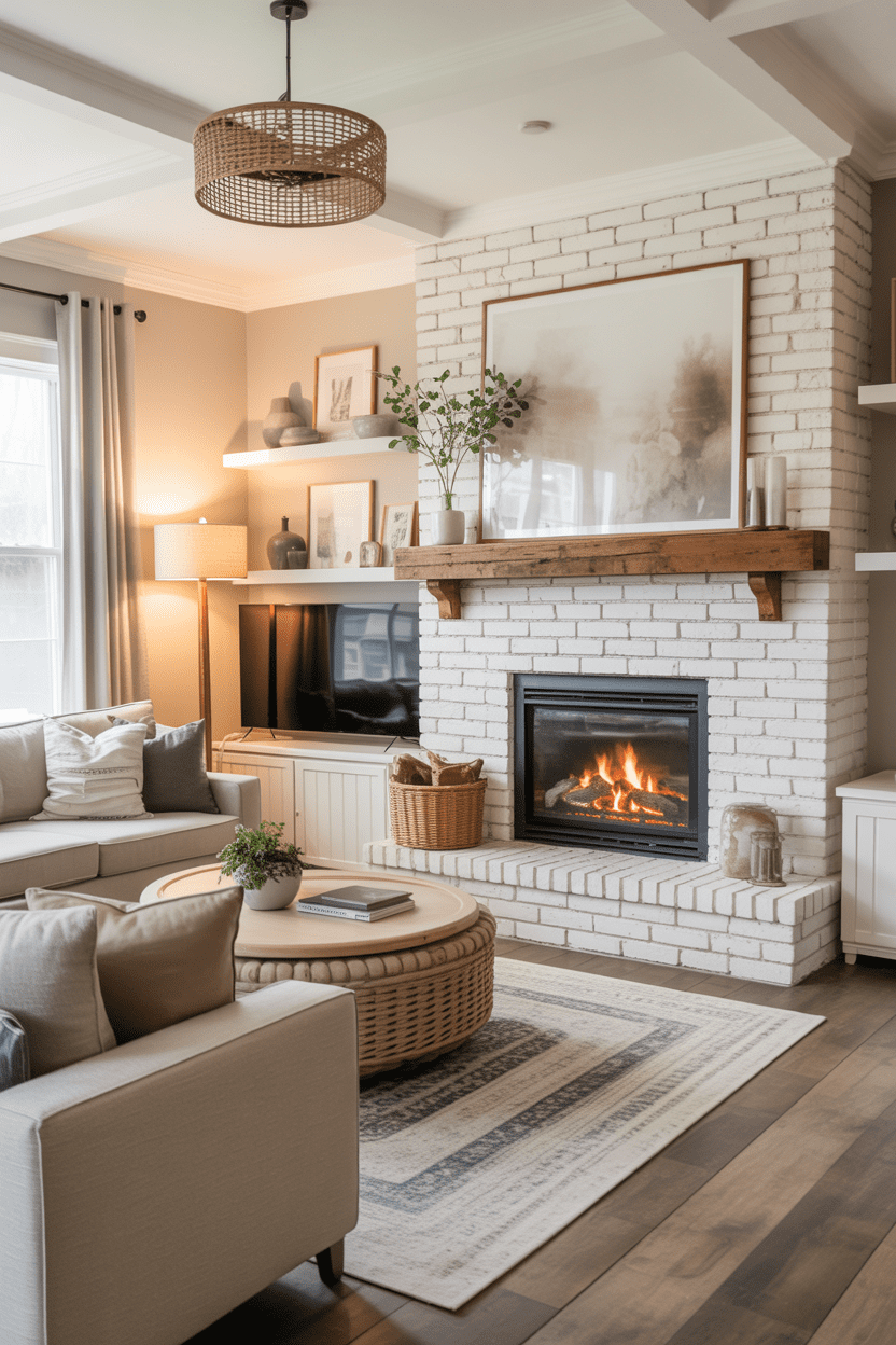 farmhouse living room10